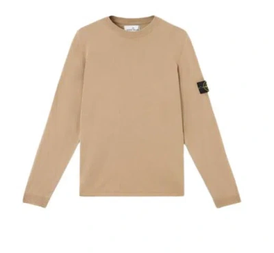 Stone Island Sweaters In Burgundy
