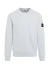 Stone Island Raglan-sleeve Patch Sweatshirt In White