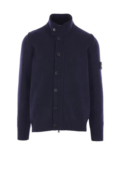 Stone Island Sweaters In Blue