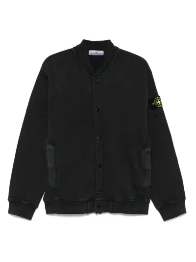 Stone Island Black Patch Cardigan