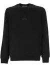 Stone Island 6100665 Cotton Fleece In Black