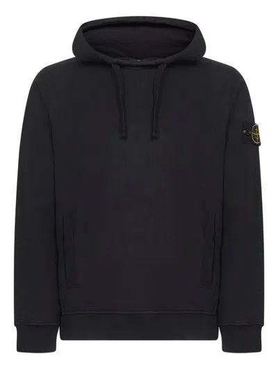 STONE ISLAND STONE ISLAND HOODIE  WITH LOGO PATCH