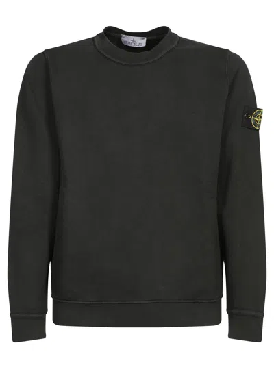 Stone Island Sweaters In Black