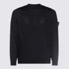 Stone Island Black Virgin Wool Knitwear In Black