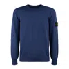 Stone Island Felpa Classica In Blue