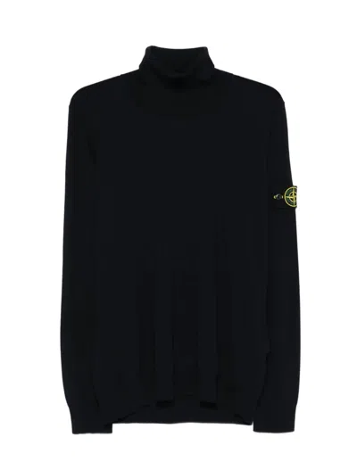 Stone Island Sweaters Blue