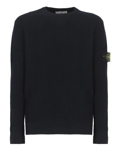 Stone Island Sweaters In Blue