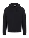Stone Island Oversized Hoodie With Raglan Sleeves In Blue