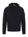 Stone Island Oversized Hoodie With Raglan Sleeves In Blue