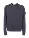 Stone Island Cotton Sweatshirt In Gray