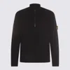 Stone Island Ribbed Crewneck Sweater Fitted Shape In Blue