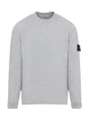 Stone Island 5100056 Lambswool Sweater In Gray