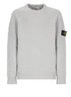 Stone Island Certified Virgin Wool Sweater In Gray