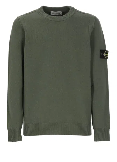Stone Island Sweaters In Green