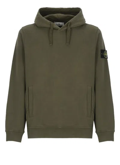 Stone Island Sweaters In Green