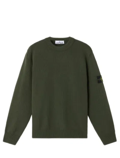 Stone Island Sweaters In Green