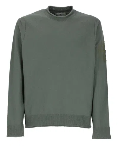 Stone Island Sweaters Green