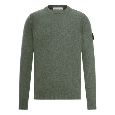 STONE ISLAND SWEATERS GREEN