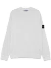 Stone Island Organic Cotton Sweatshirt In Grey