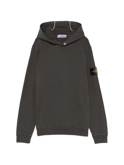 Stone Island Sweaters Grey In Green