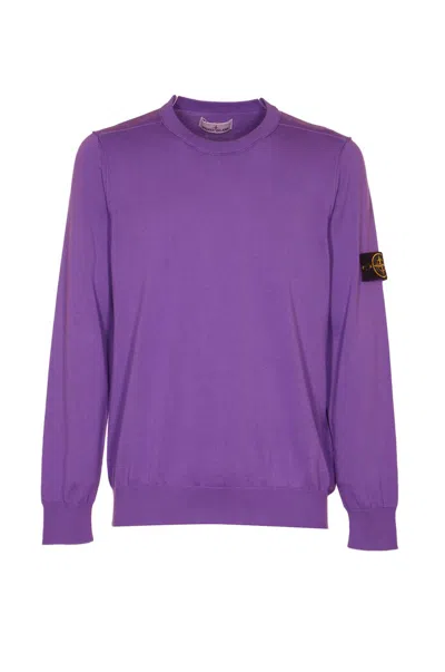 Stone Island Jumpers In Lavender