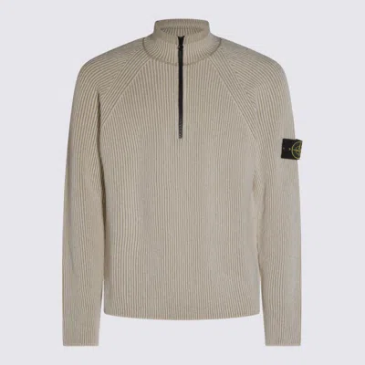 Stone Island Sweaters Light And Natural In Gray
