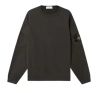 Stone Island Men Grey Cotton Crewneck Sweatshirt In Multi
