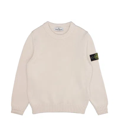 Stone Island Sweaters Natural In White
