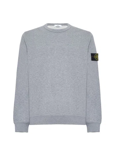 Stone Island Sweaters In Polvere Melange