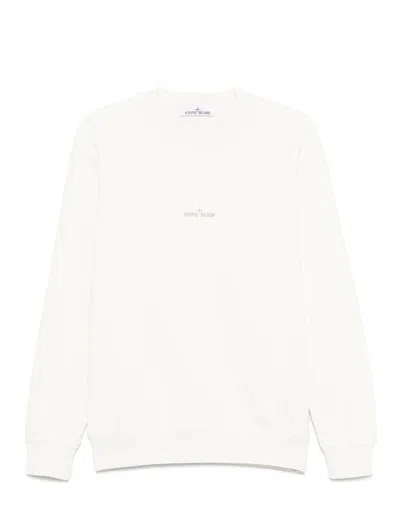 Stone Island Sweaters In White