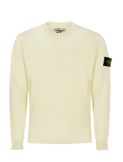 STONE ISLAND STONE ISLAND VIRGIN WOOL CREW-NECK PULLOVER