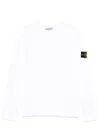 Stone Island Compass-badge Sweater In White