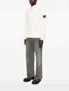 Stone Island 6100068 Half-zip Sweatshirt In White