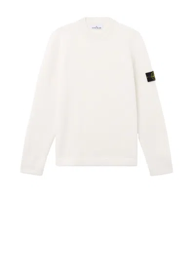 Stone Island Sweaters White