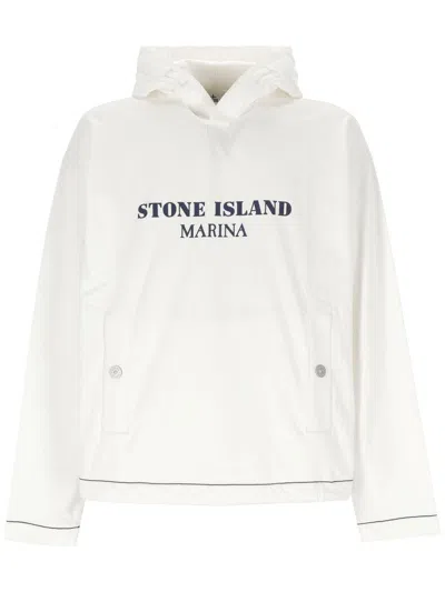 Stone Island Sweaters In White