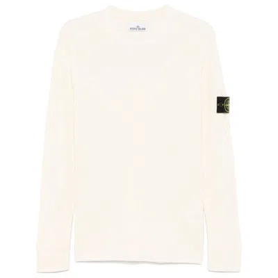 Stone Island Sweaters In White