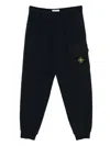 Stone Island Cargo-pocket Track Pants In Blue