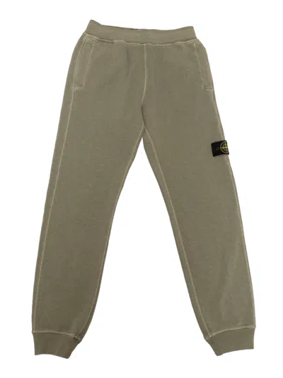 Stone Island Kids' Sweatpants In Brown