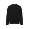 Stone Island Cotton Sweatshirt In Black