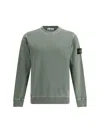 Stone Island Logoed Sweatshirt In Green