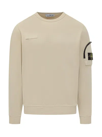 Stone Island Sweatshirt In Neutral
