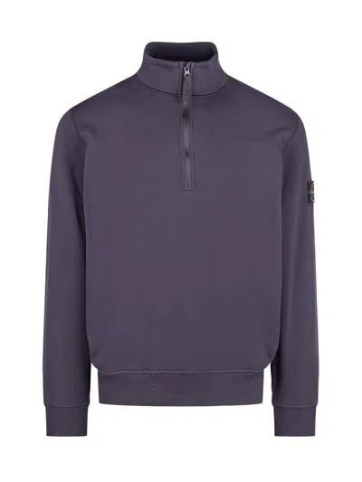 Stone Island Sweatshirt In Blue