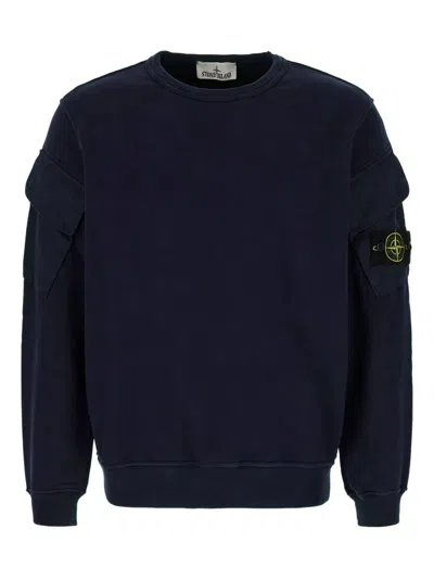 STONE ISLAND `BRUSHED ORGANIC COTTON` SWEATSHIRT