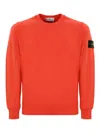 Stone Island Sweatshirt 6100044 In Cotton In Red