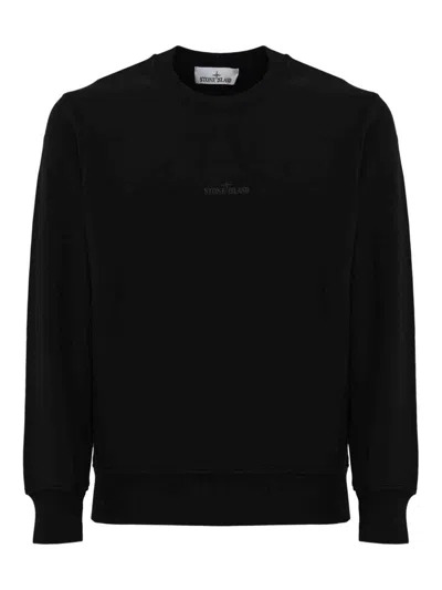 STONE ISLAND SWEATSHIRT 6100665 IN COTTON WITH LOGO PRINT