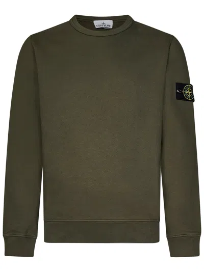 Stone Island Sweatshirt In Green