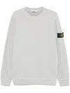 Stone Island 6100060 Organic Cotton Fleece In Gray