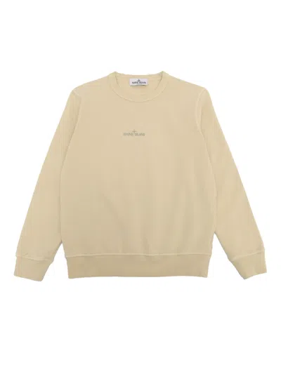 Stone Island Kids' Sweatshirt In Beige