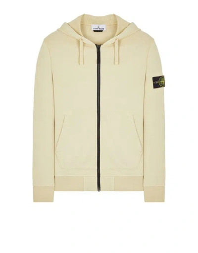 STONE ISLAND STONE ISLAND SWEATSHIRT BEIGE COTTON