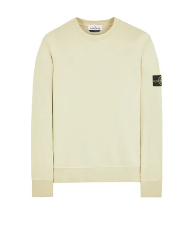 STONE ISLAND STONE ISLAND SWEATSHIRT BEIGE COTTON